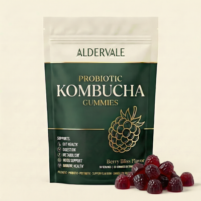 Aldervale Probiotic Kombucha Gummies — gallery image 1